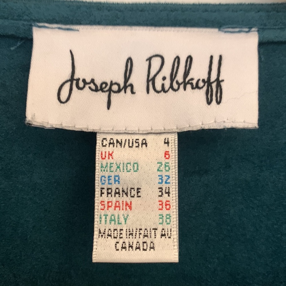 Joseph Ribkoff Faux Suede Jacket Womens Size 4 - Picture 10 of 14